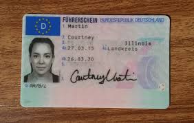 Novelty German Driving license for foreigners