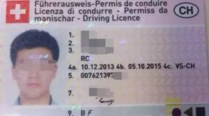 Fake Swiss Driving License Application Deal