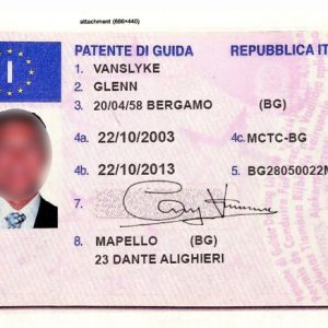 fake italian driving license